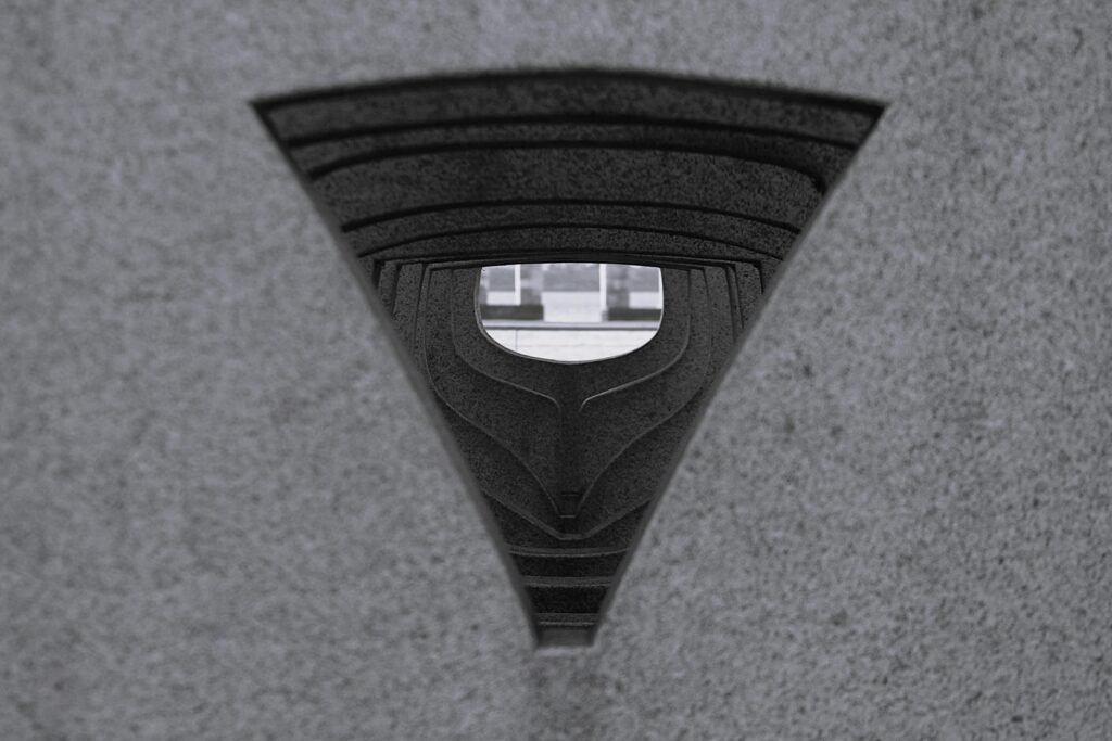 Looking Through The Sculpture