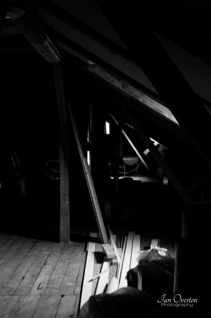 Old Attic in Monochrome